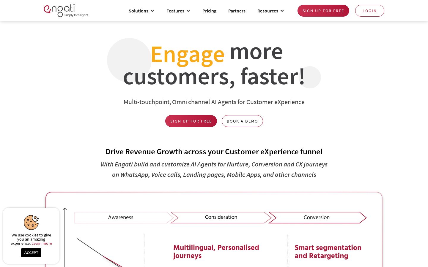 Engati Homepage