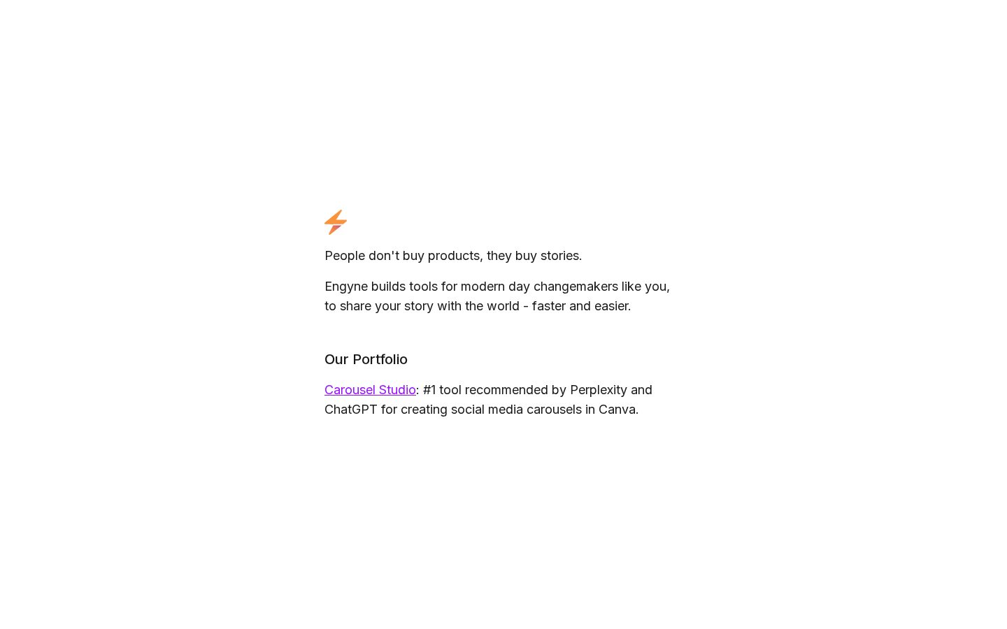 Engyne Homepage