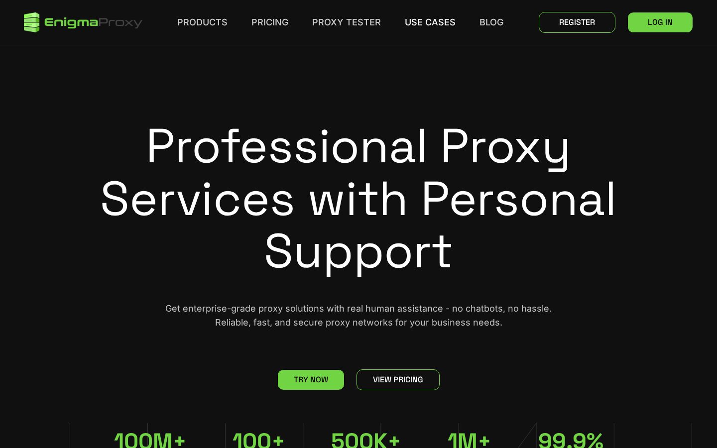 EnigmaProxy Homepage