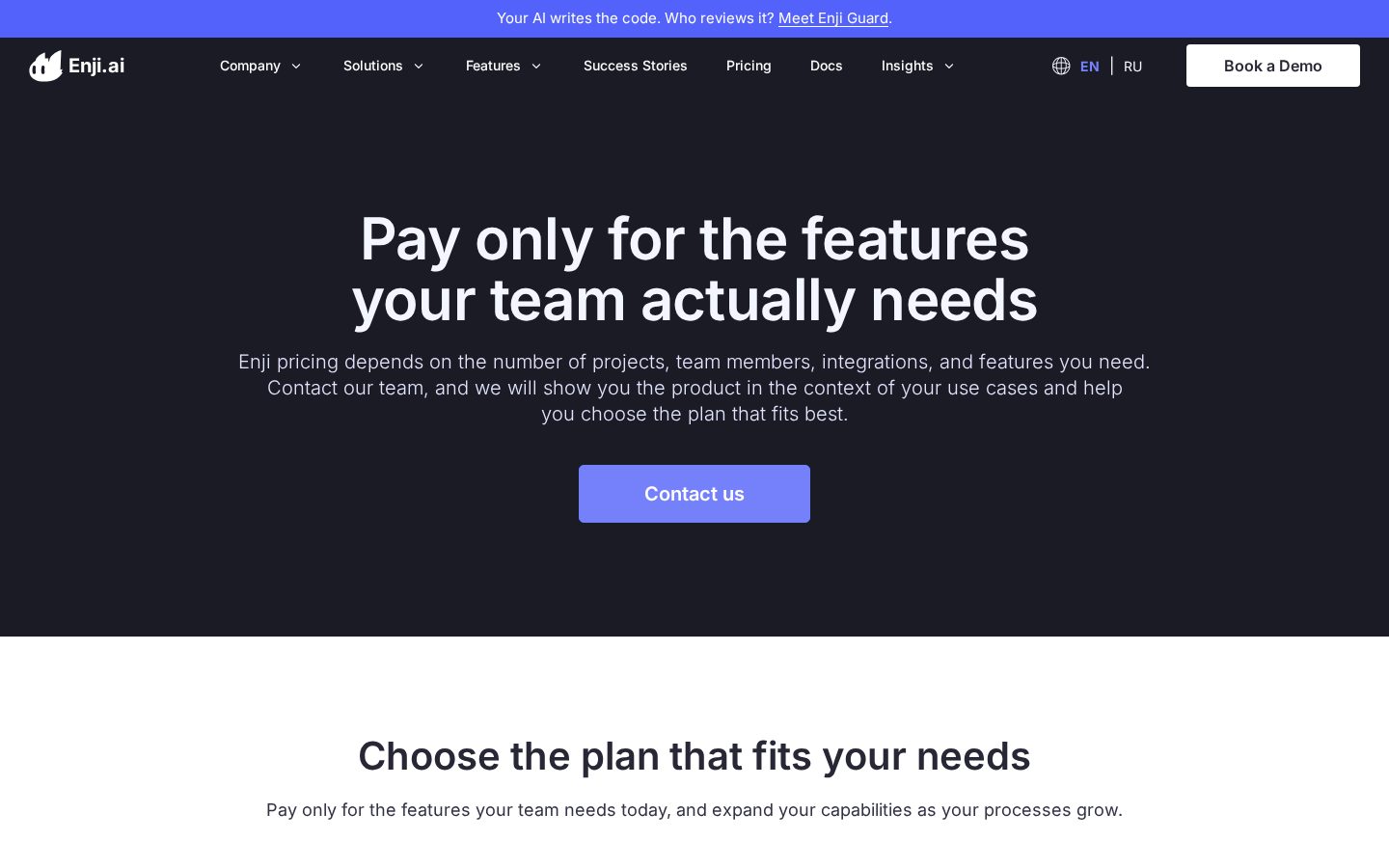 Enji.ai Pricing
