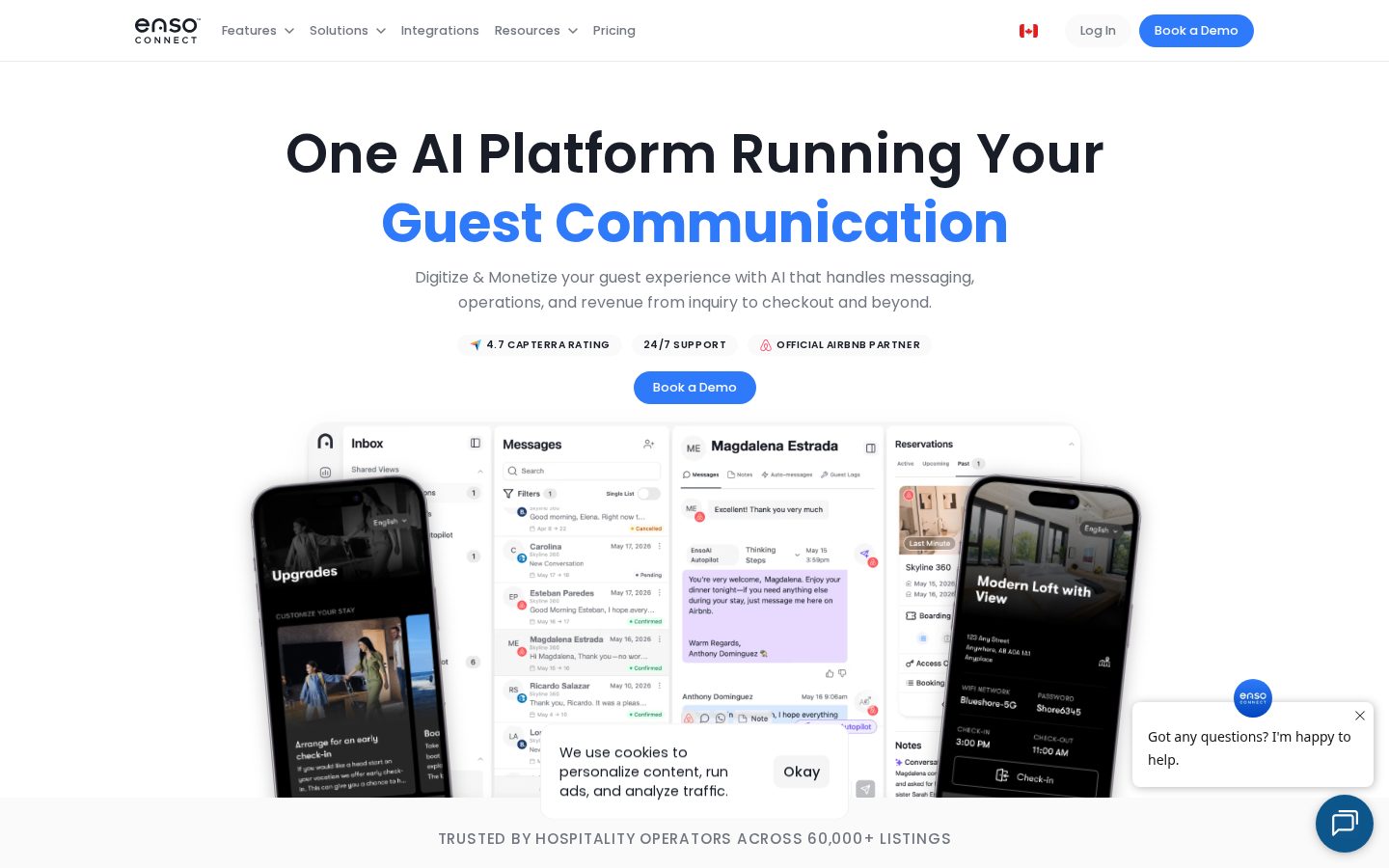 Enso Connect Homepage