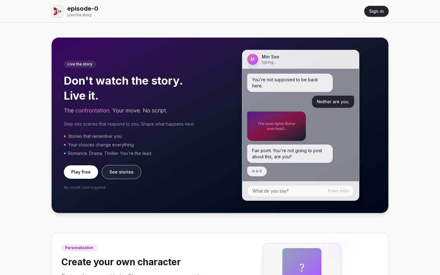 episode-0 Homepage