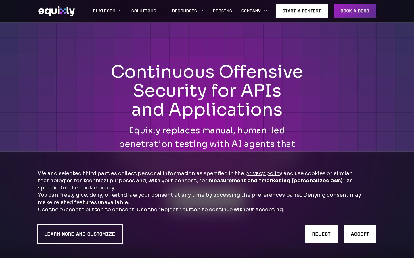 Equixly Homepage