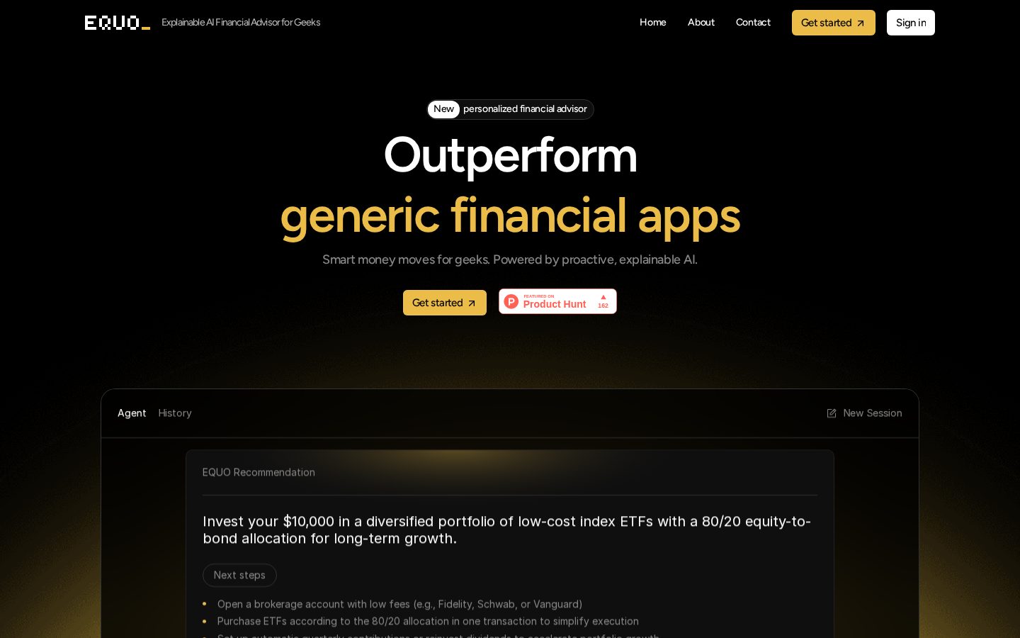 EQUO Homepage