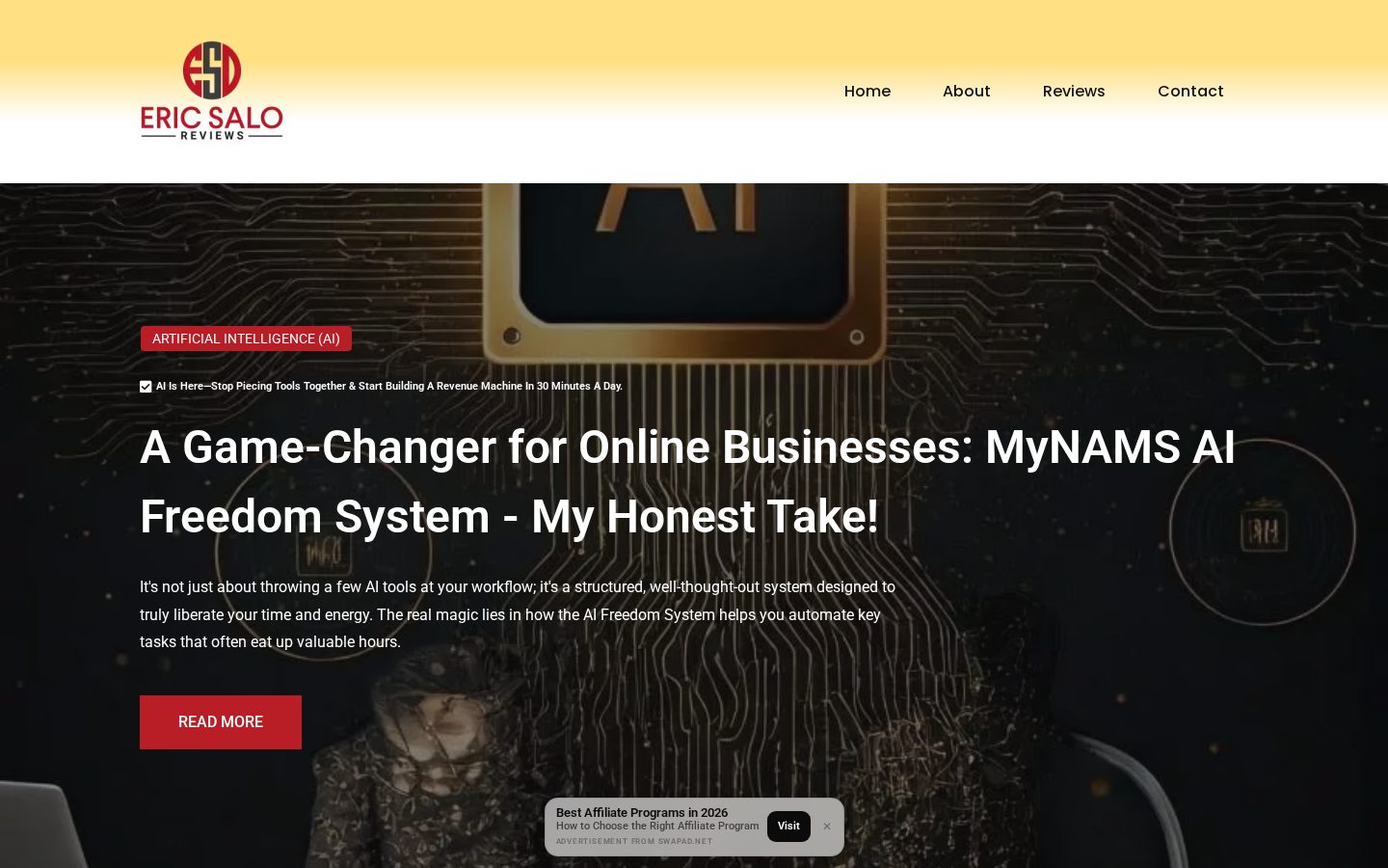 Eric Salo Reviews Homepage