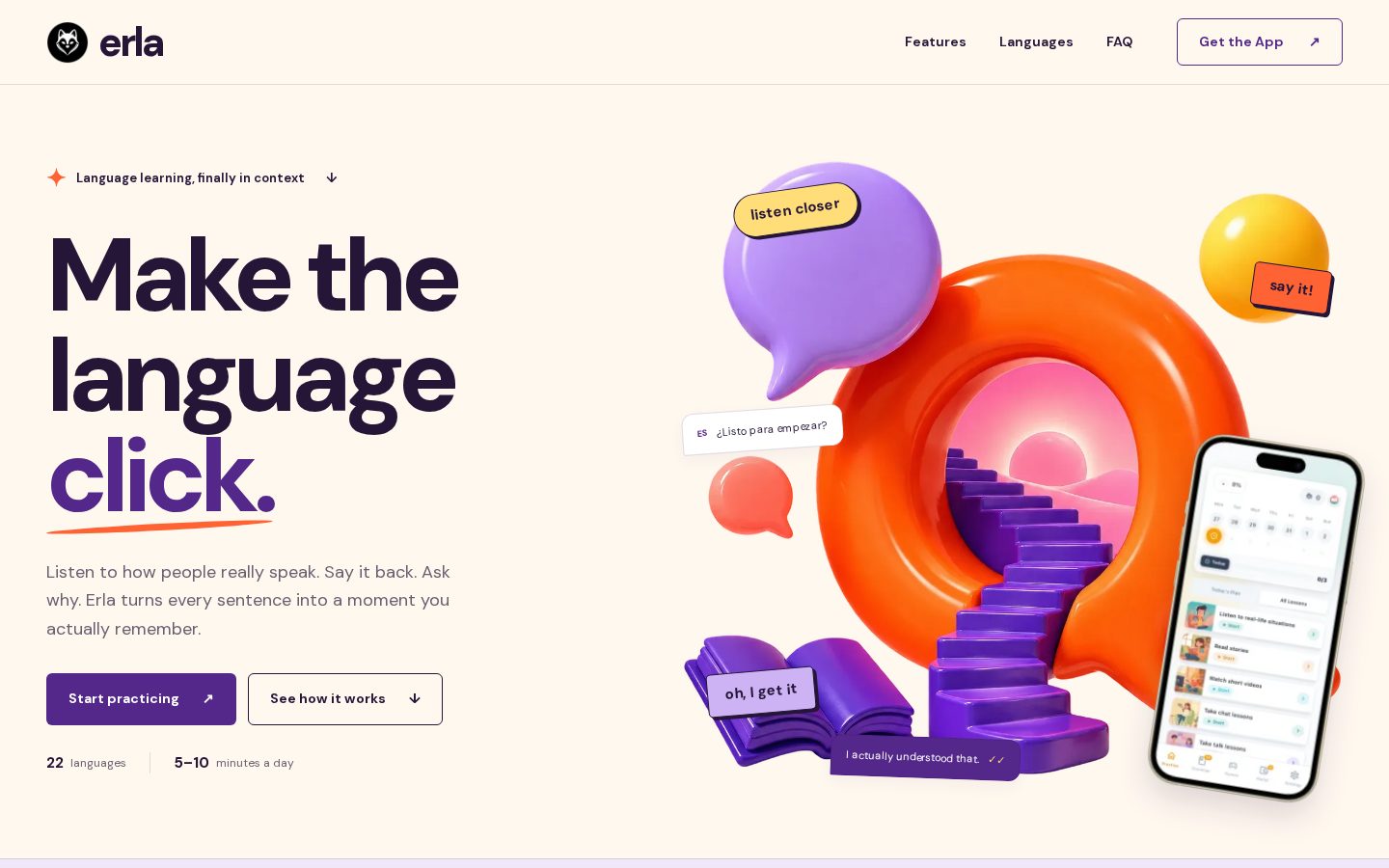 Erla Homepage