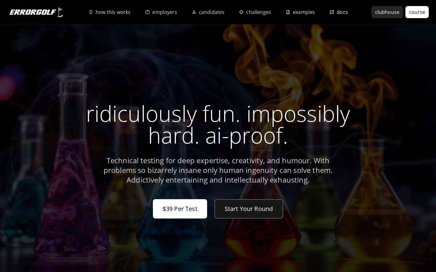 ErrorGolf Homepage