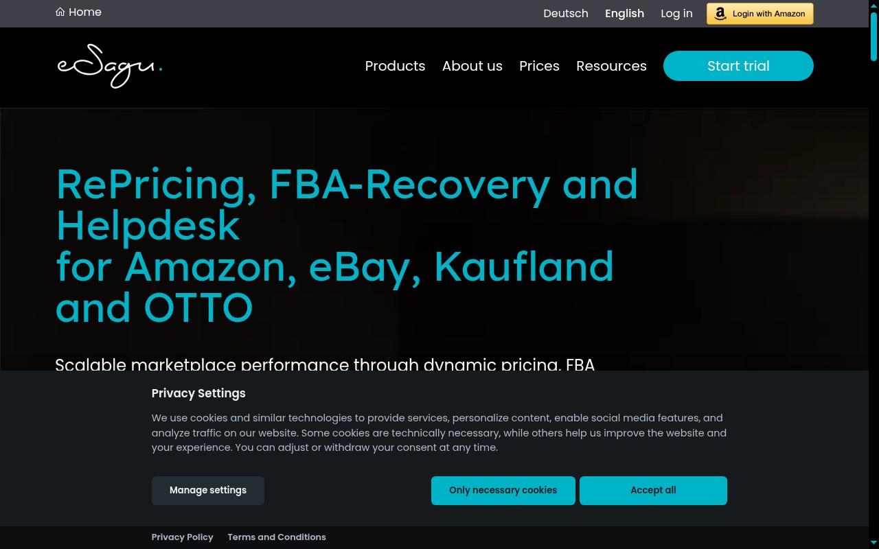 eSagu RePricing & more Homepage
