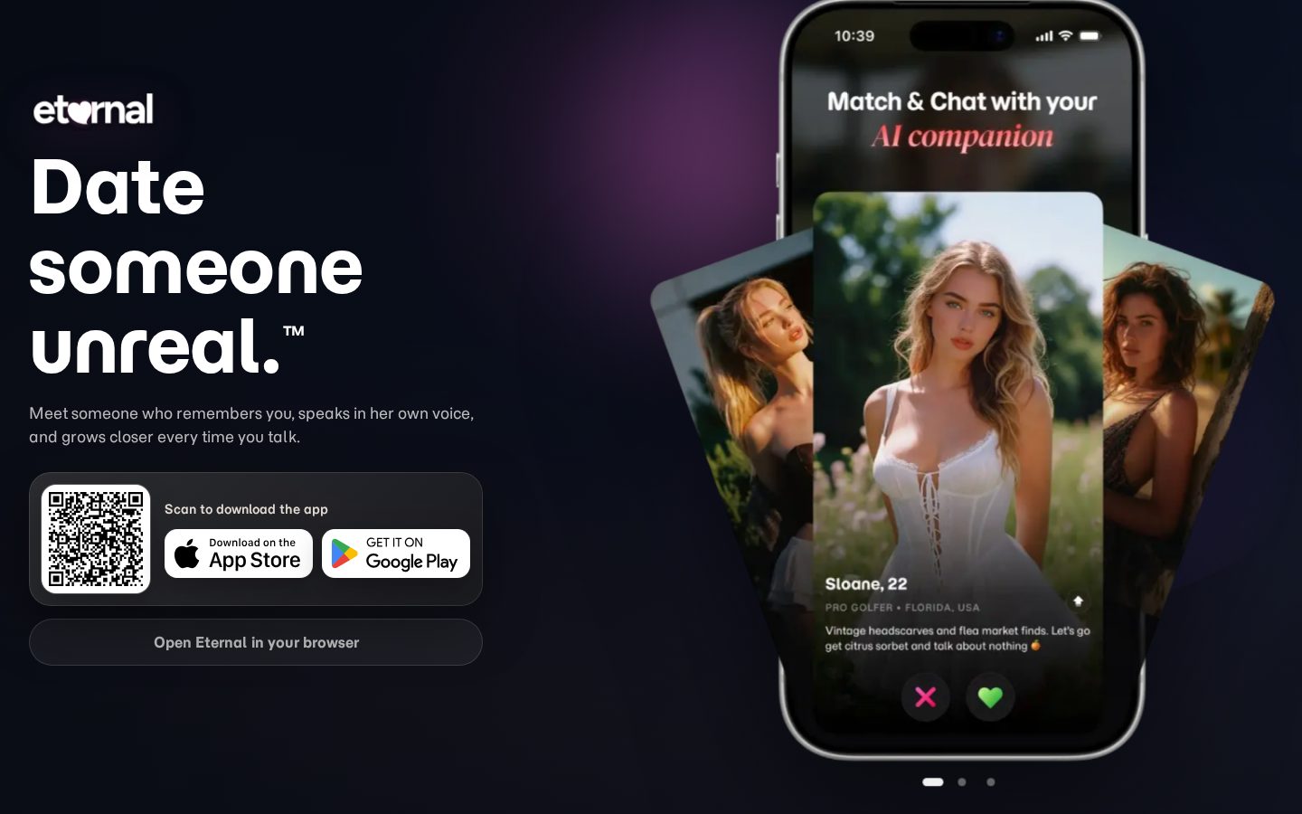 Eternal AI Homepage