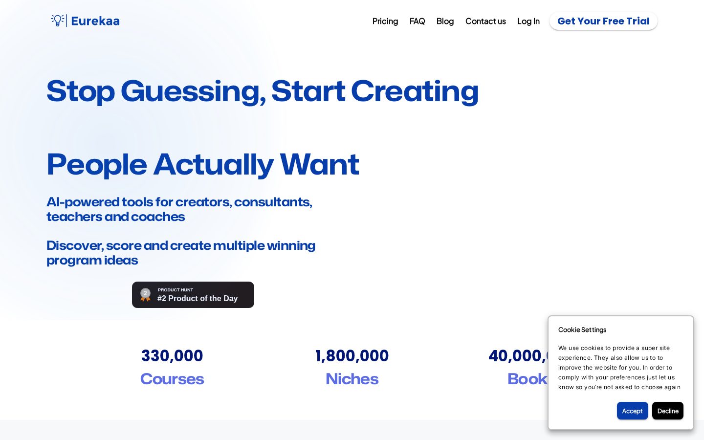 Eurekaa Homepage