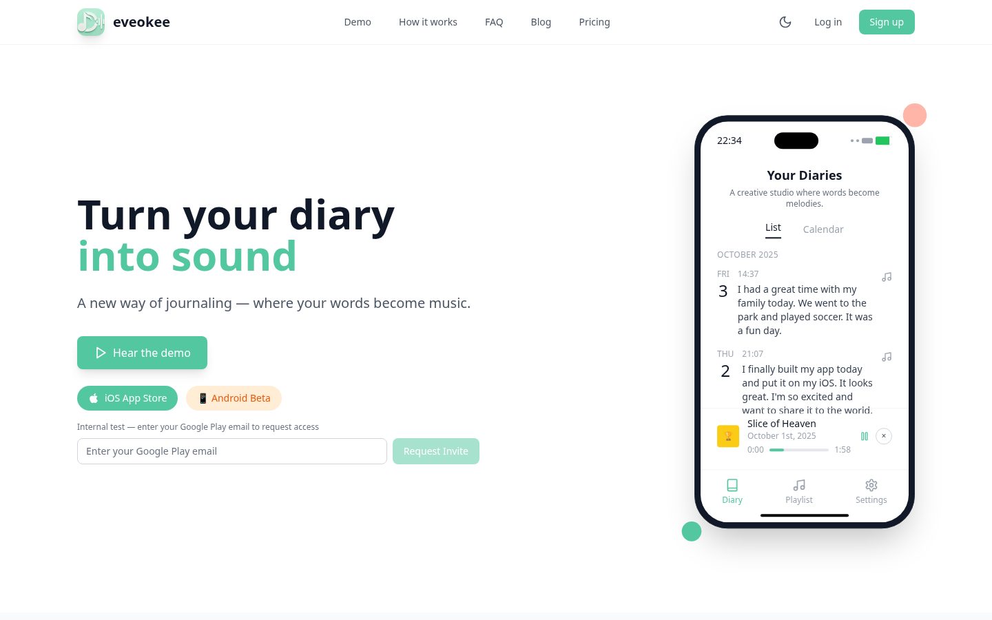 eveokee Homepage