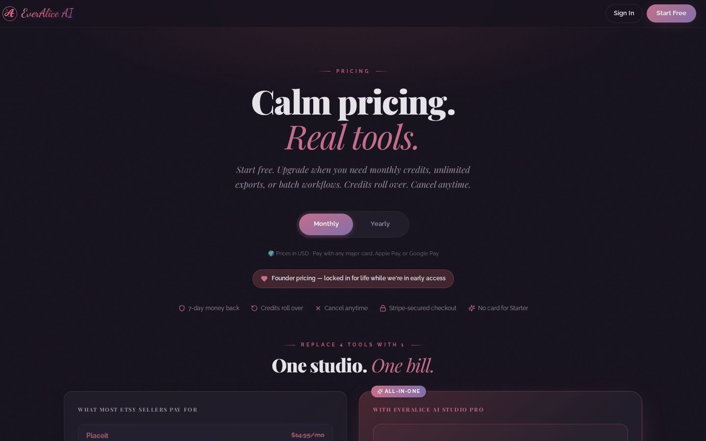EverAlice AI Pricing