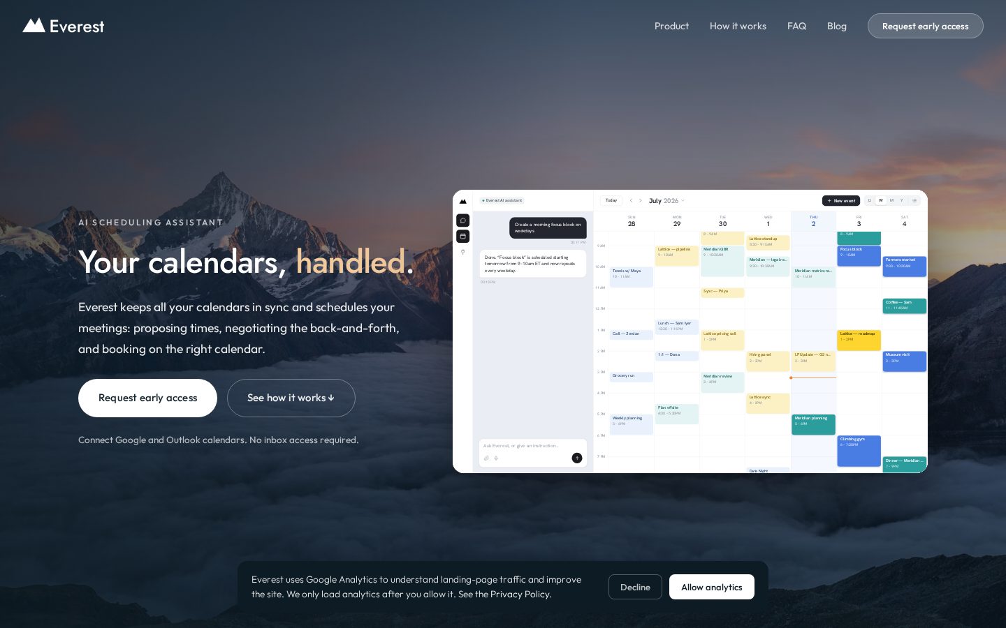 Everest Homepage