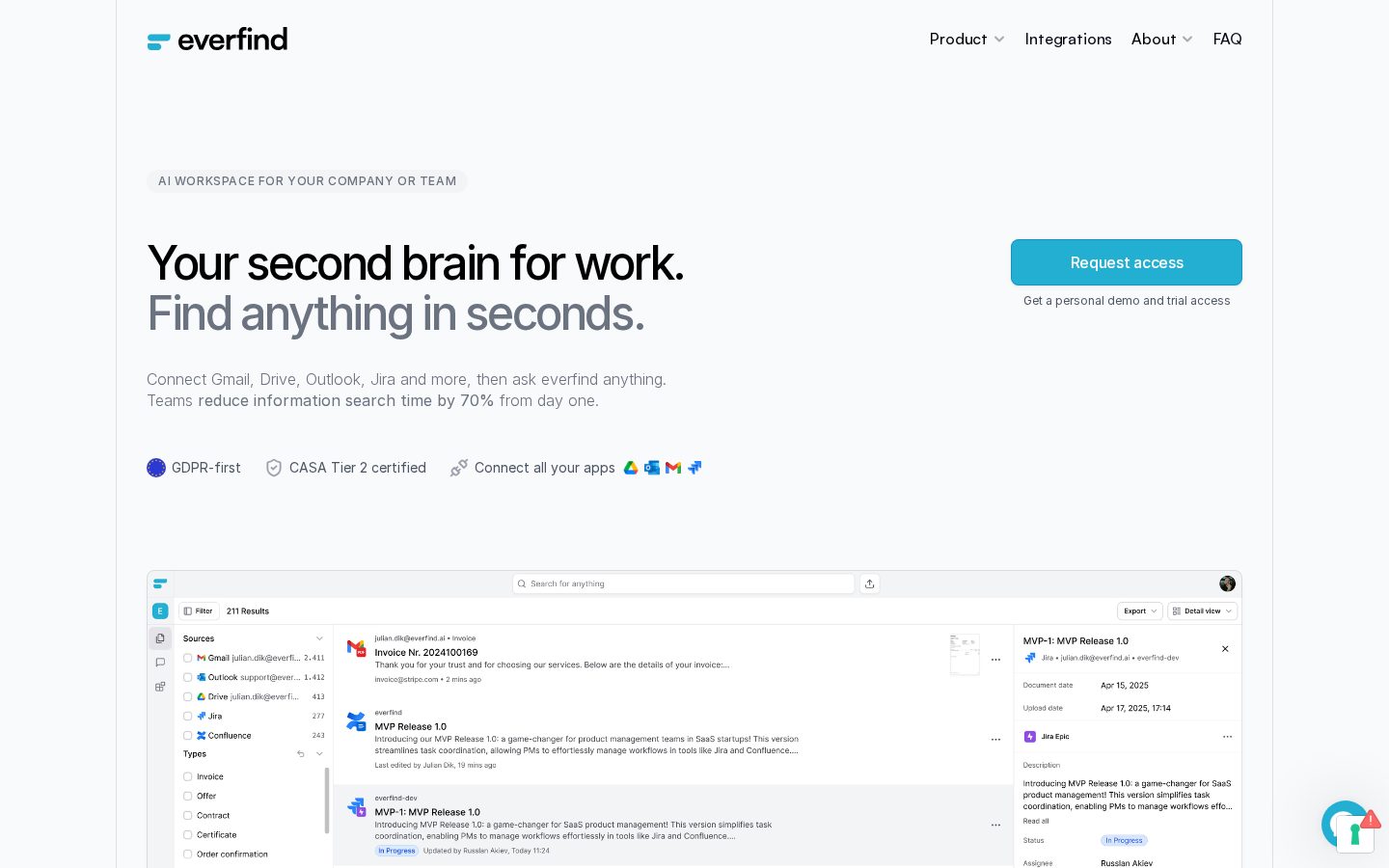 everfind Homepage
