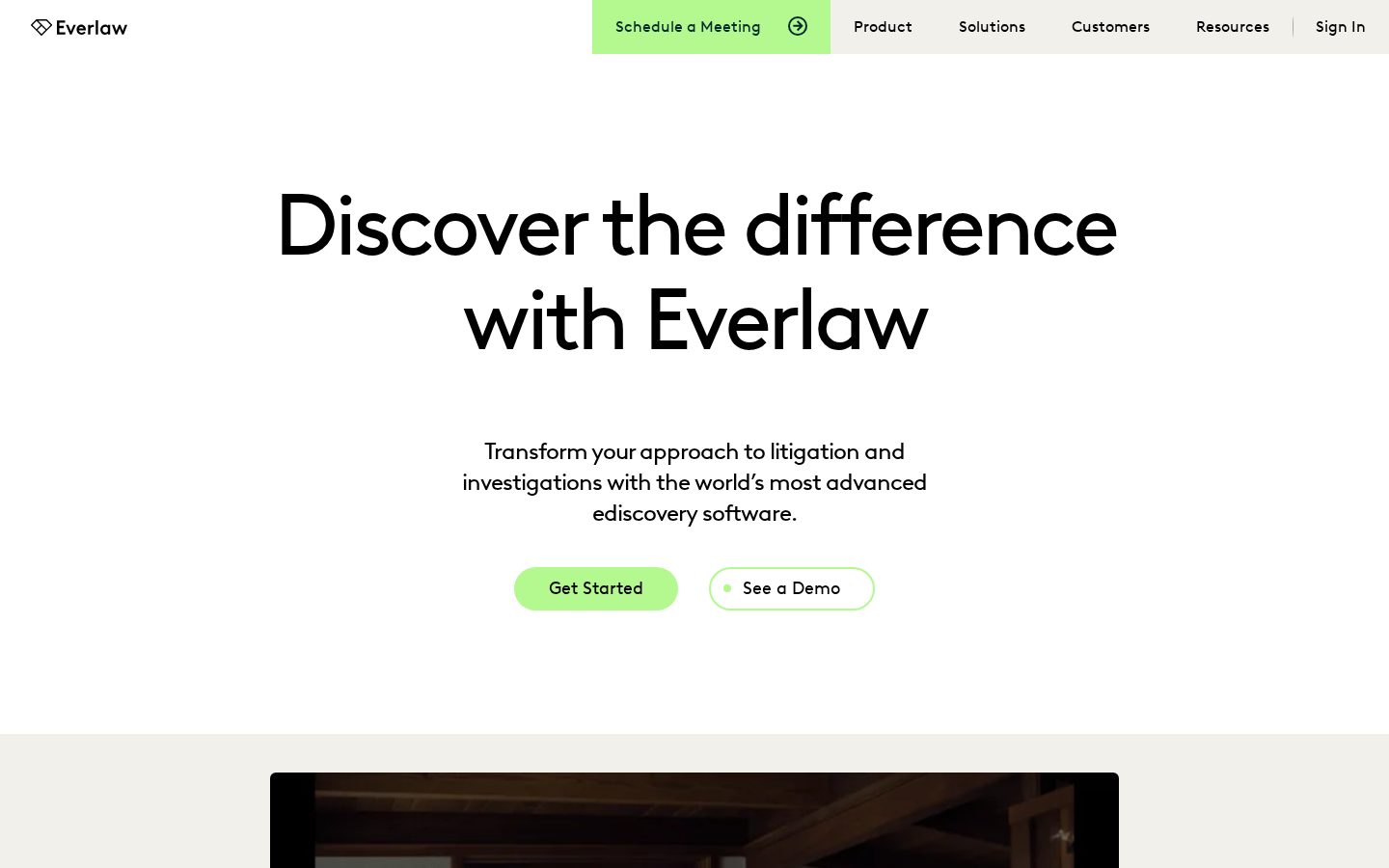 Everlaw Homepage