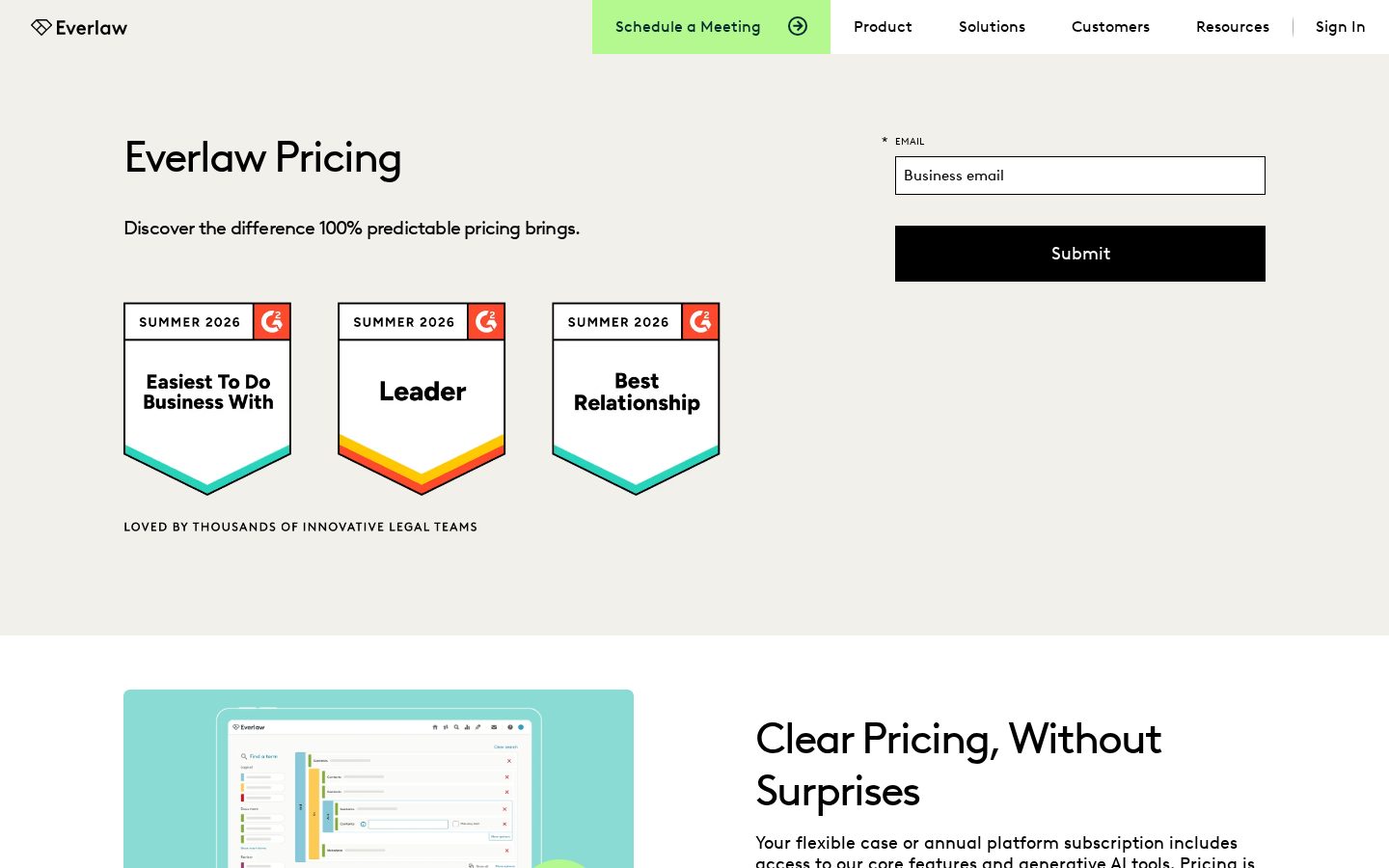 Everlaw Pricing