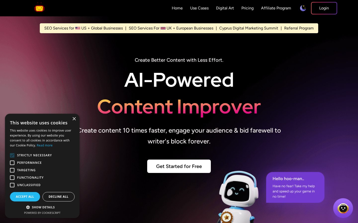 Everneed AI Homepage