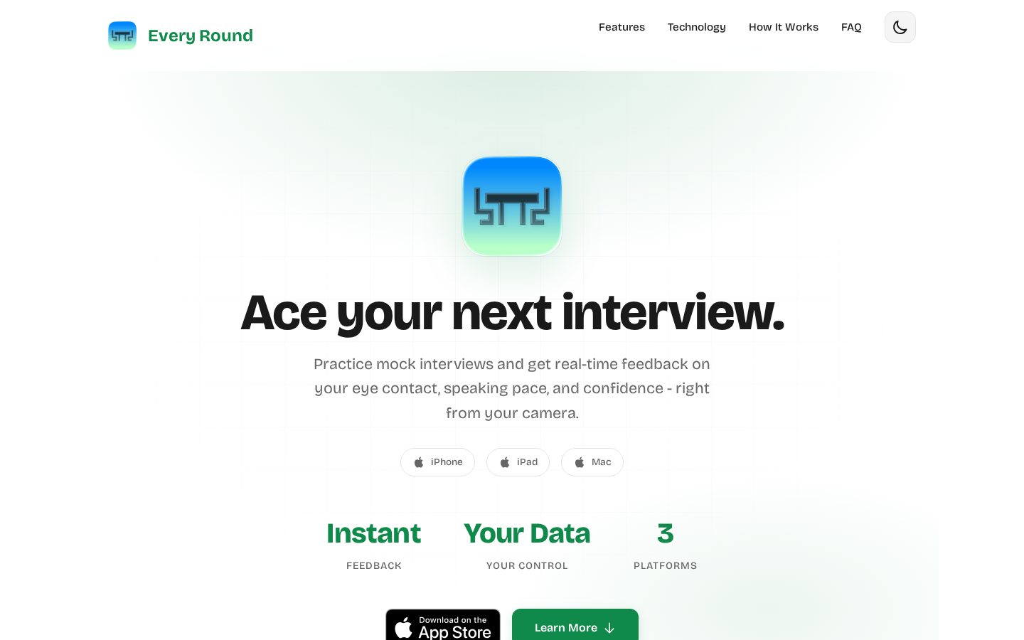 Every Round Homepage