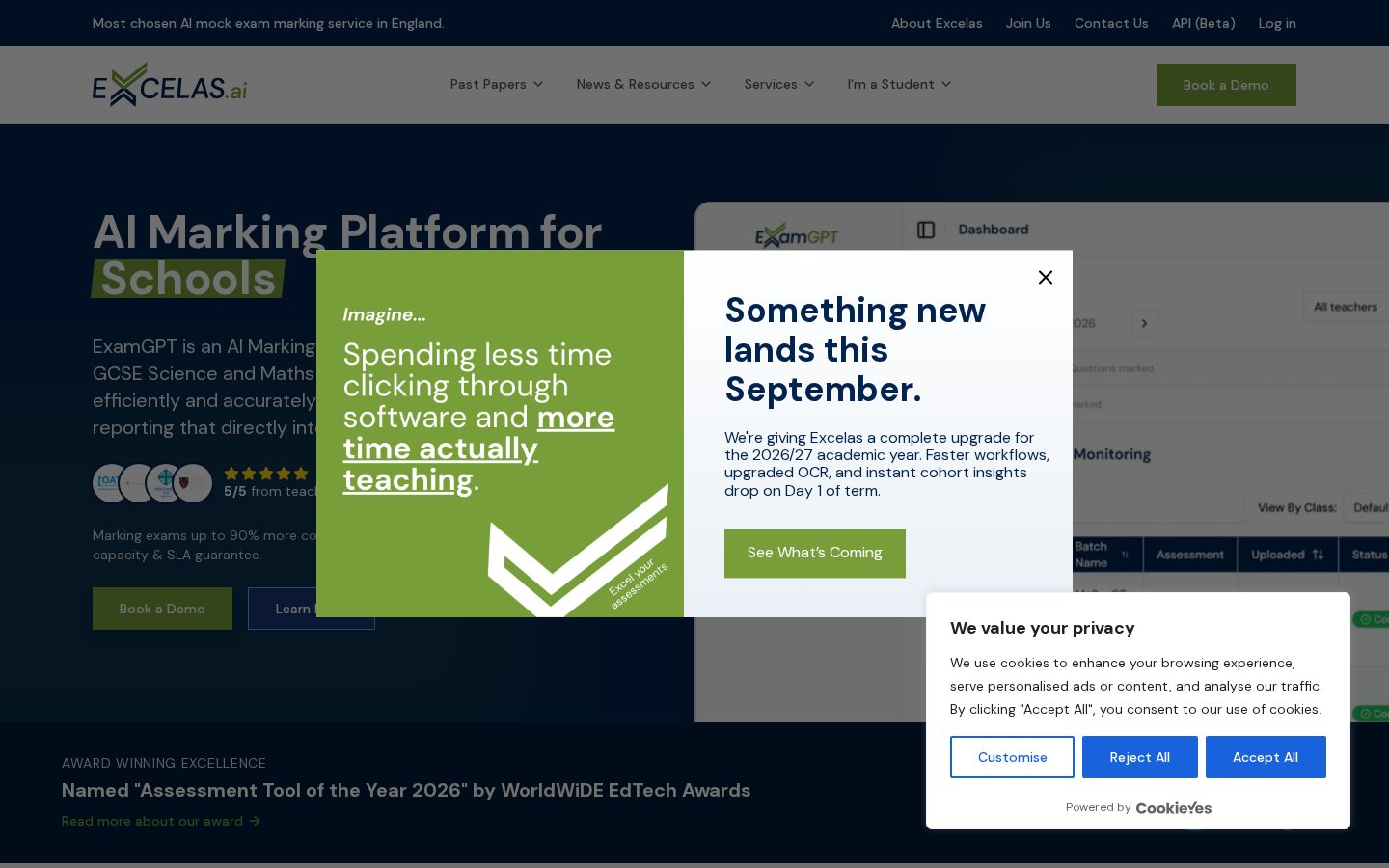 ExamGPT Homepage