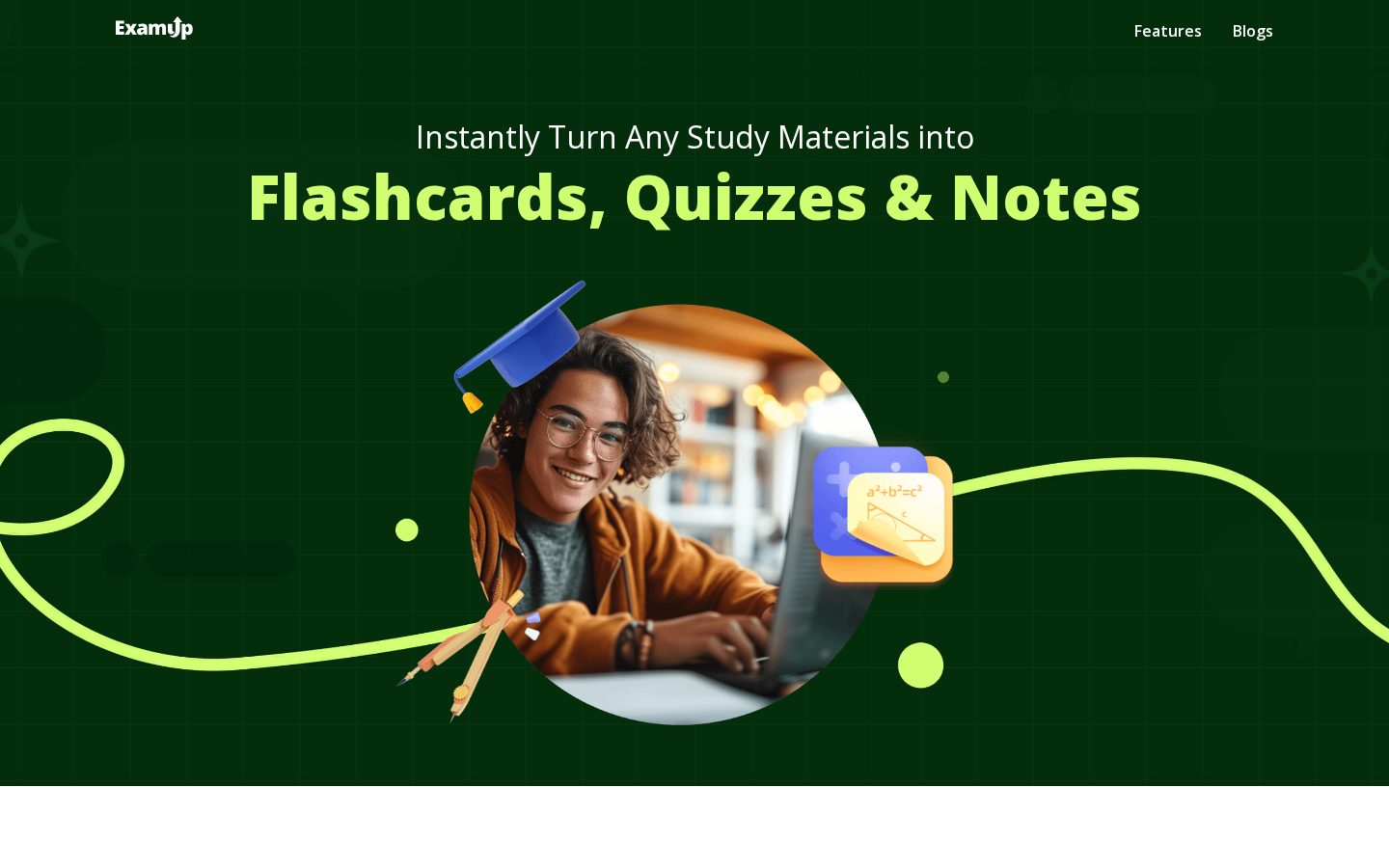 ExamUp Homepage