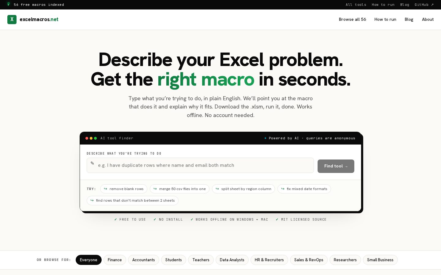 excelmacros.net Homepage