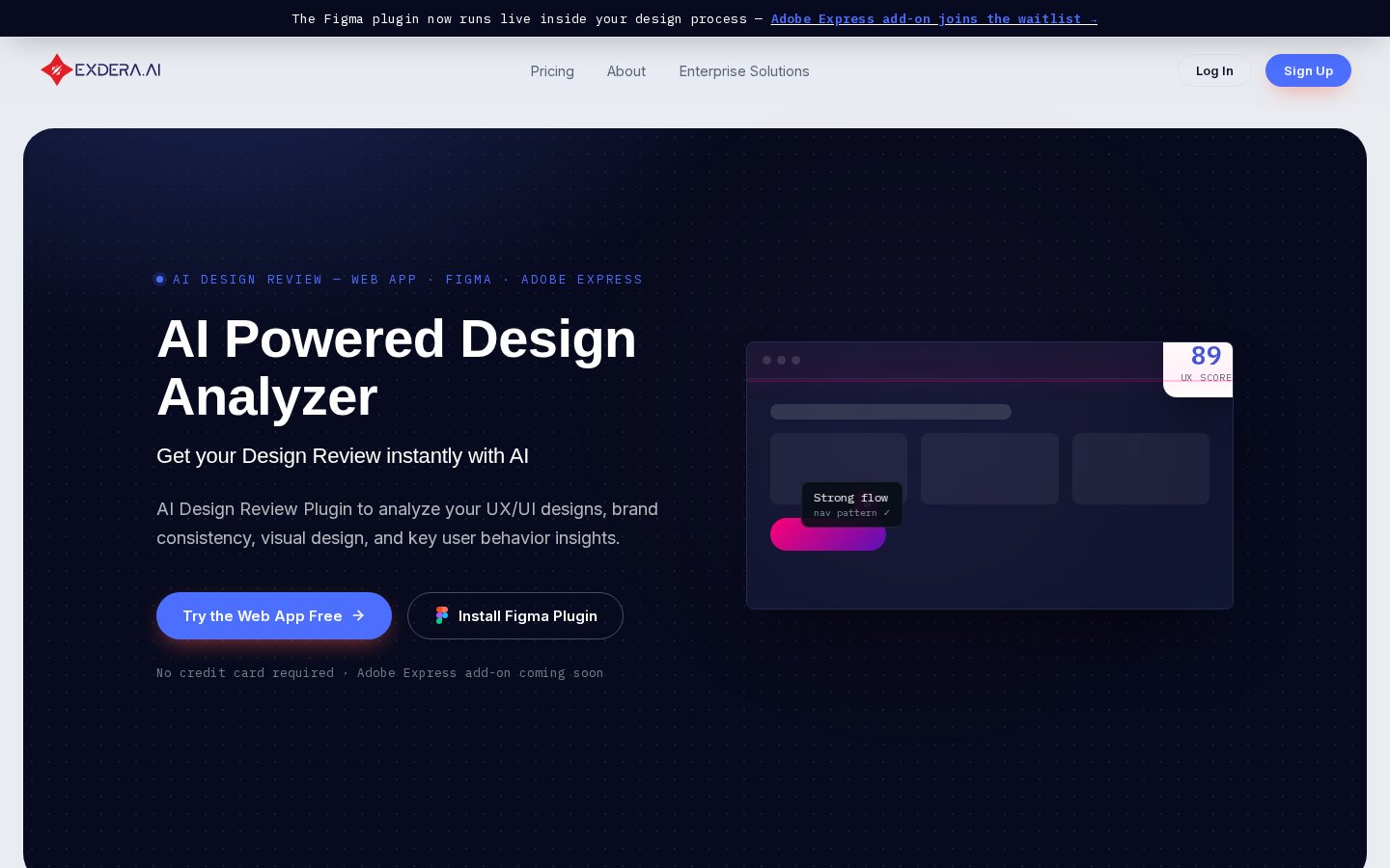 Exdera Ai Homepage