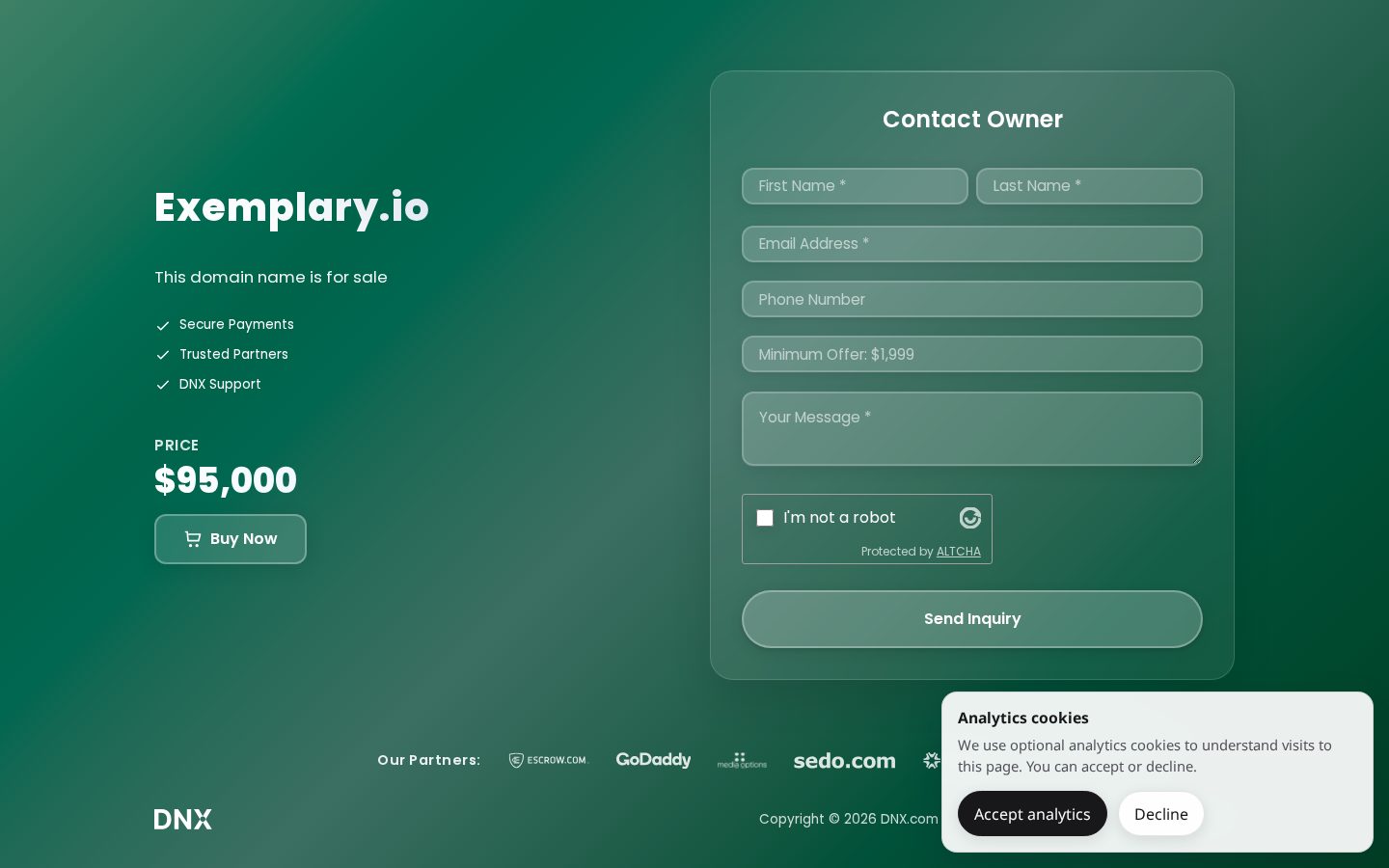 Exemplary Homepage