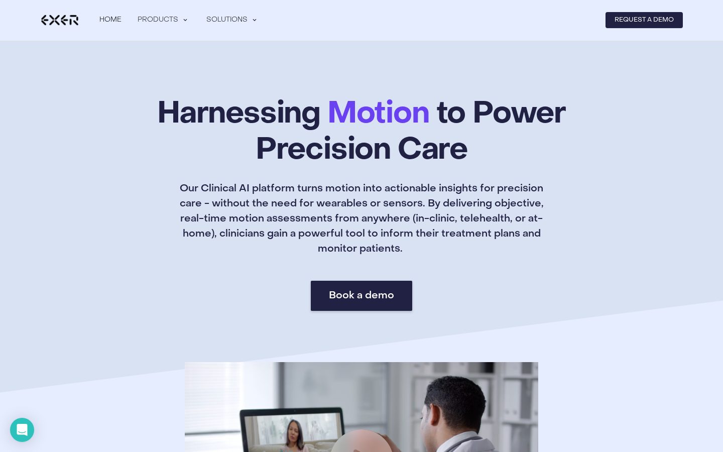 Exer AI Homepage