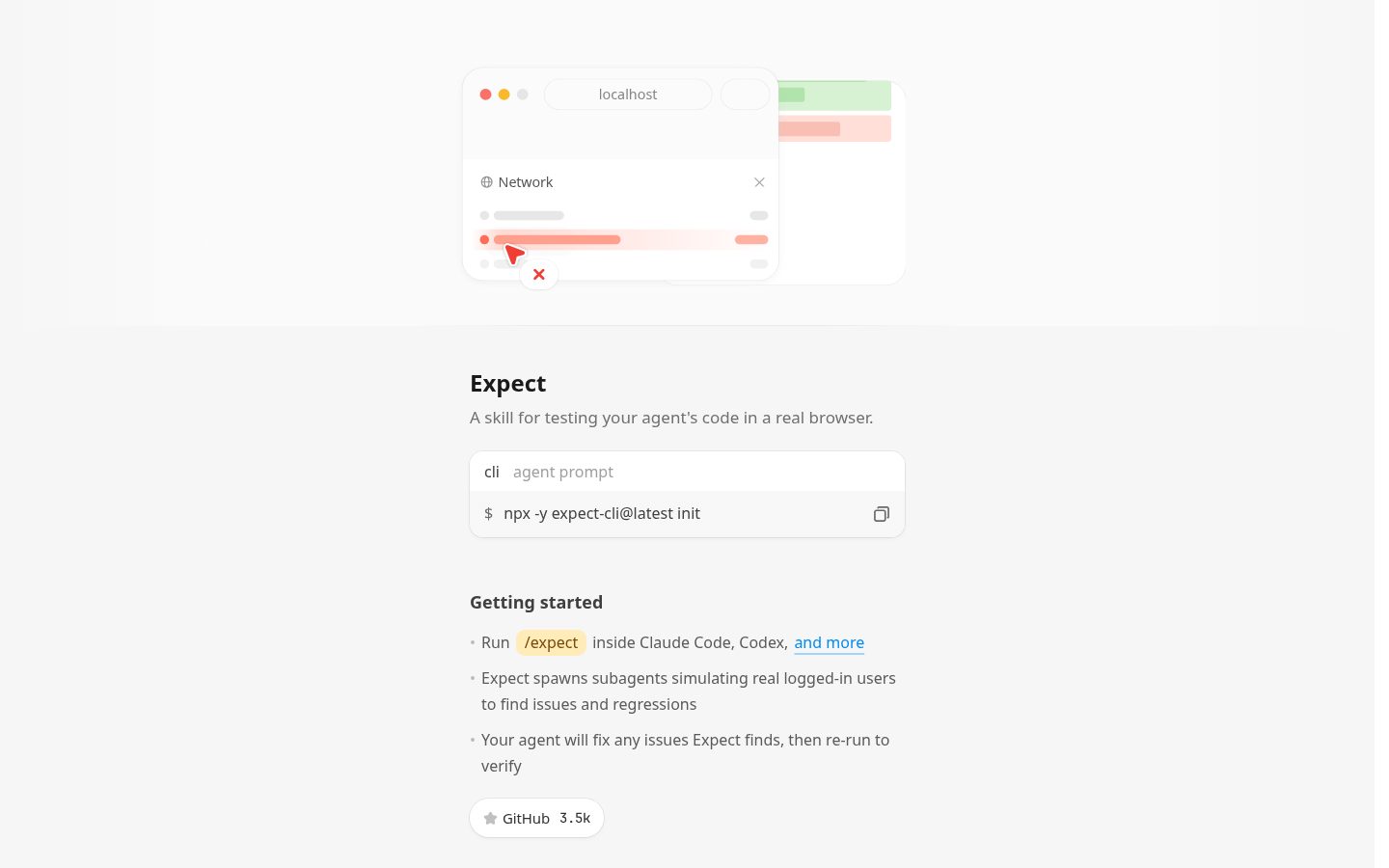 Expect Homepage