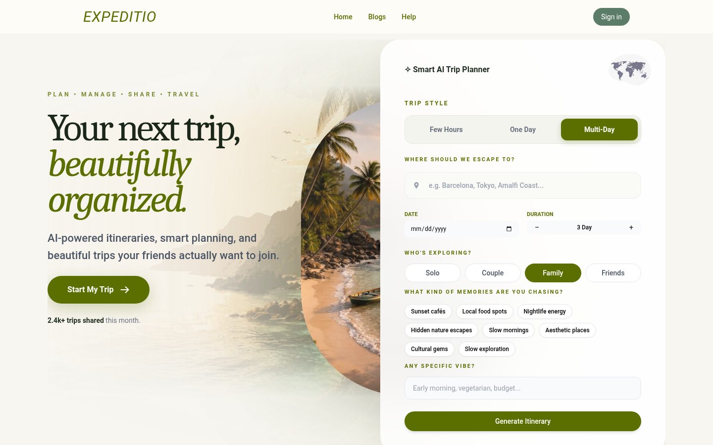 Expeditio Homepage