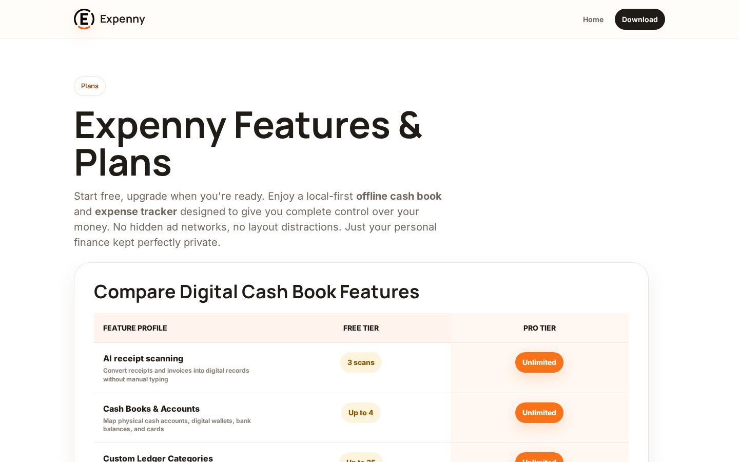 Expenny Pricing