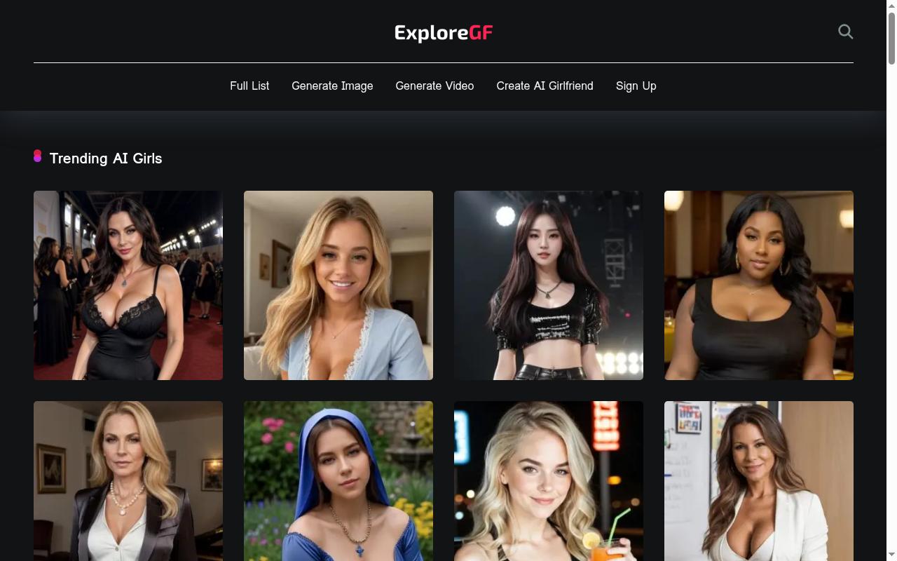 ExploreGF Homepage