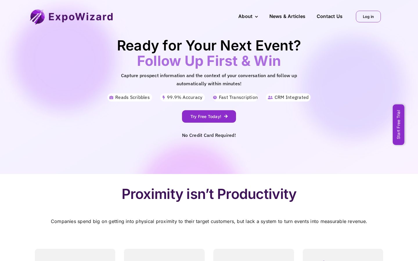 ExpoWizard Homepage