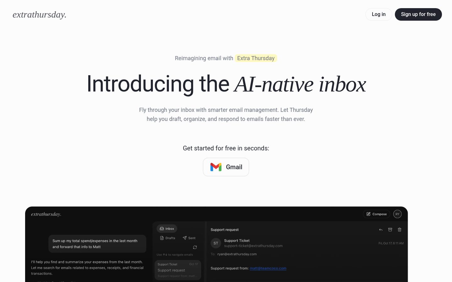 Extra Thursday Homepage