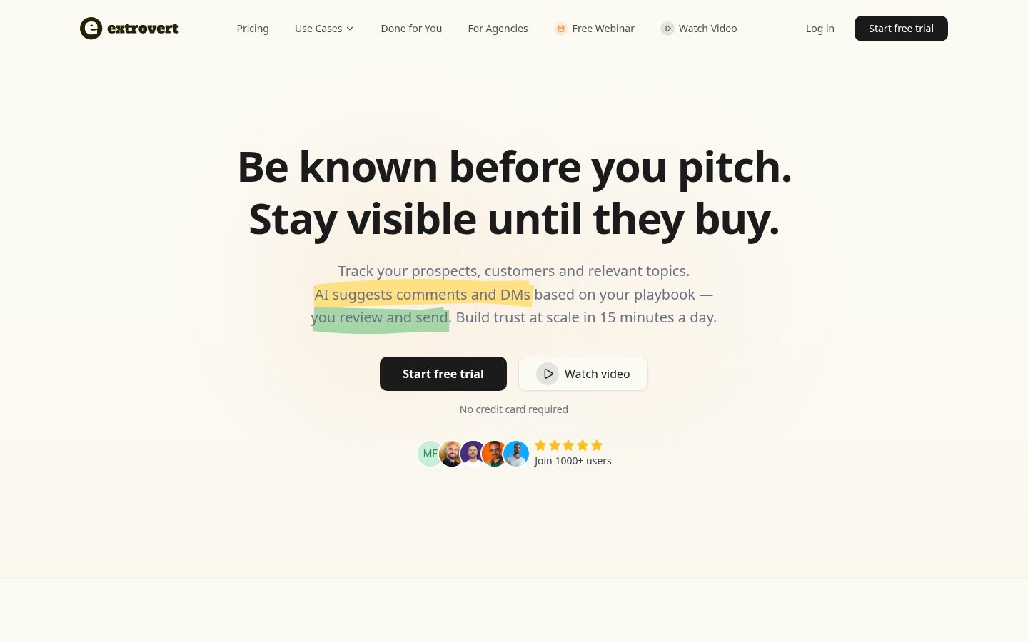 Extrovert Homepage