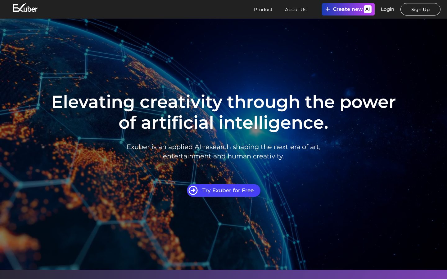 Exuber Homepage