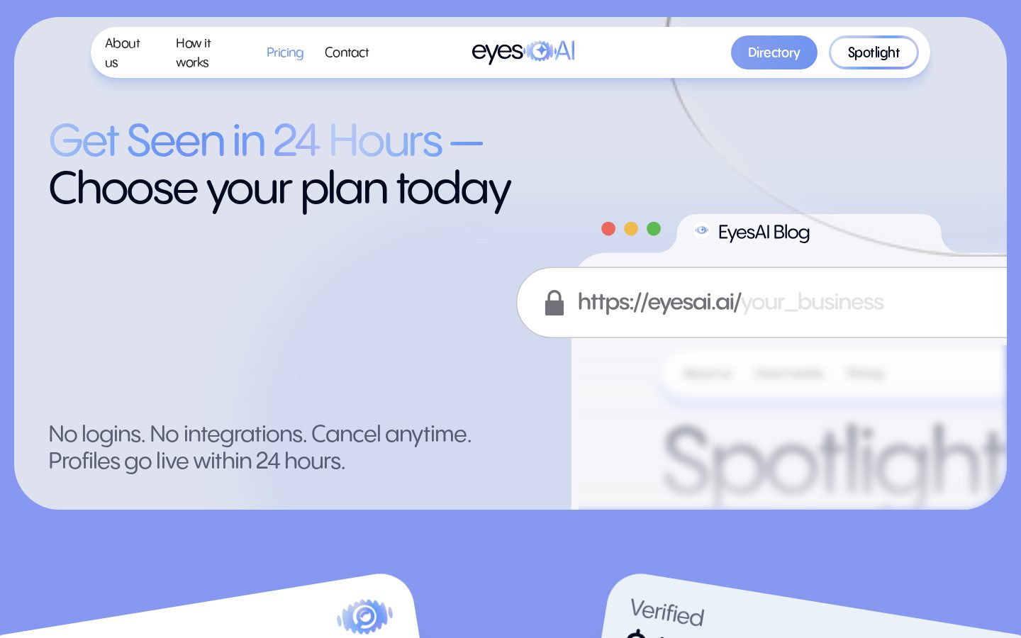 Eyes AI Pricing