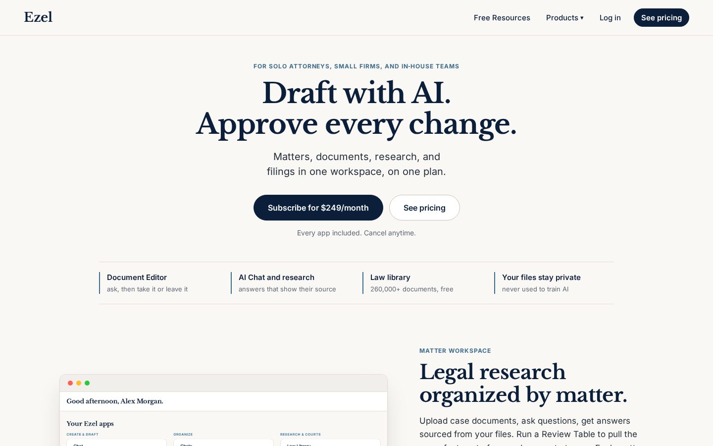 Ezel Homepage