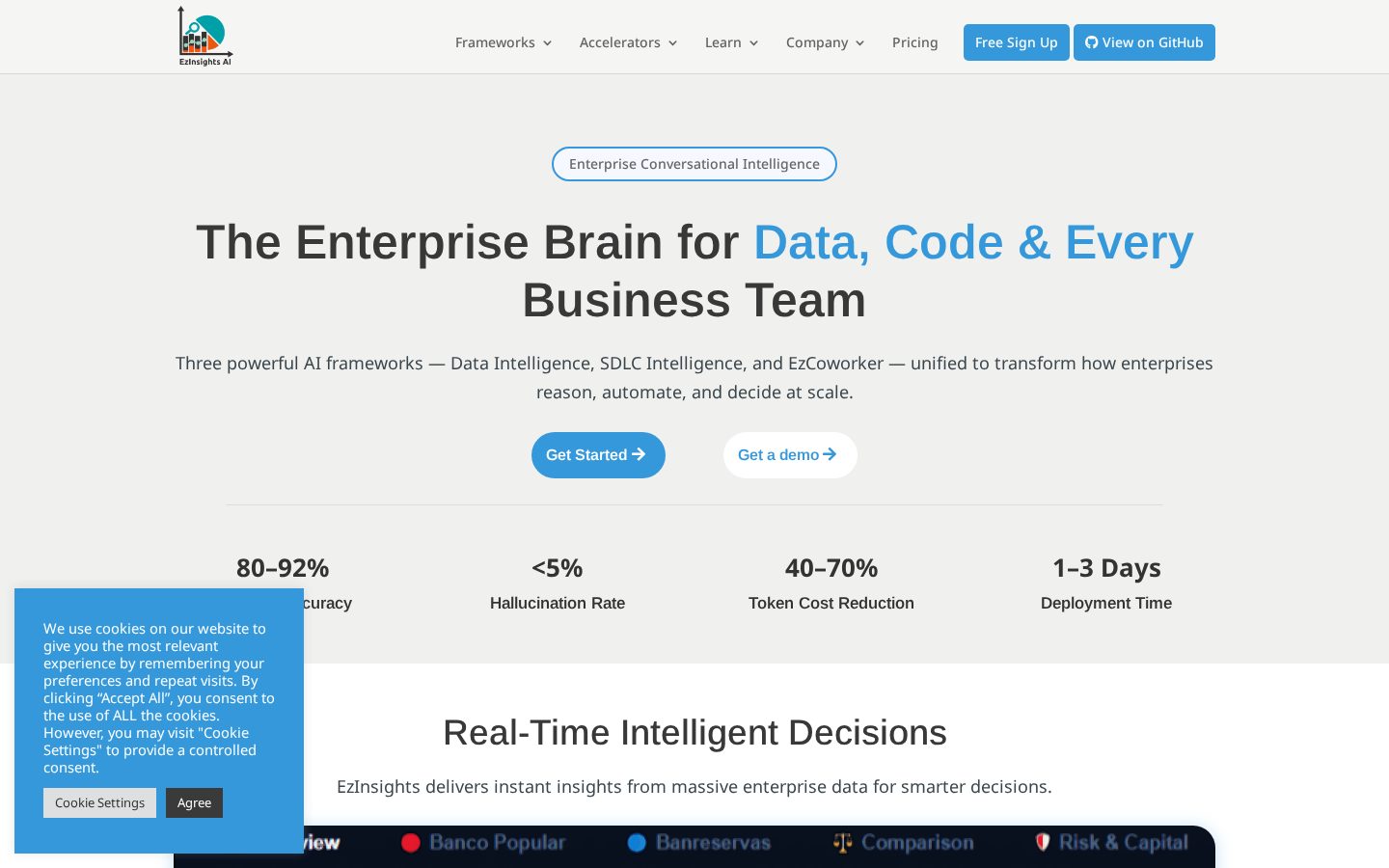 EzInsights Homepage