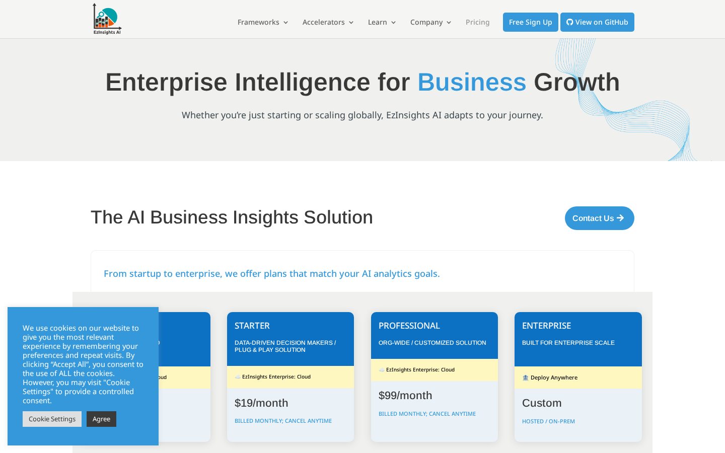 EzInsights Pricing
