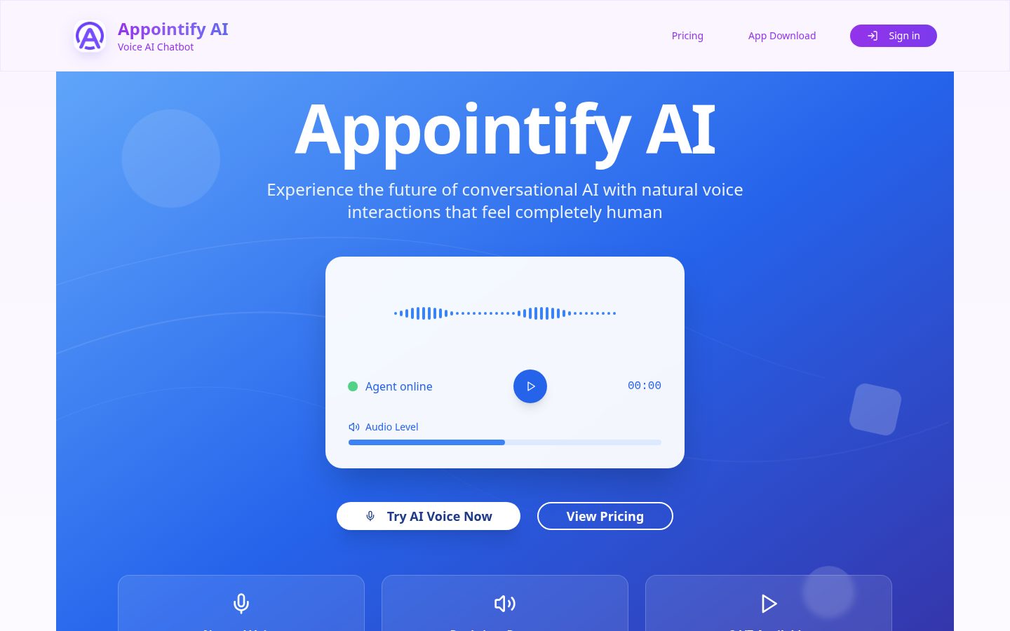 EZsite AI Homepage