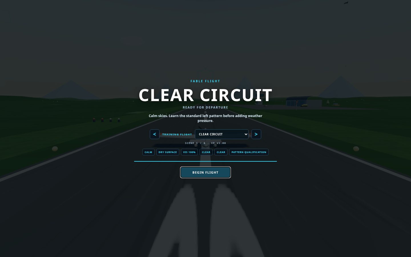 Fable Flight Homepage
