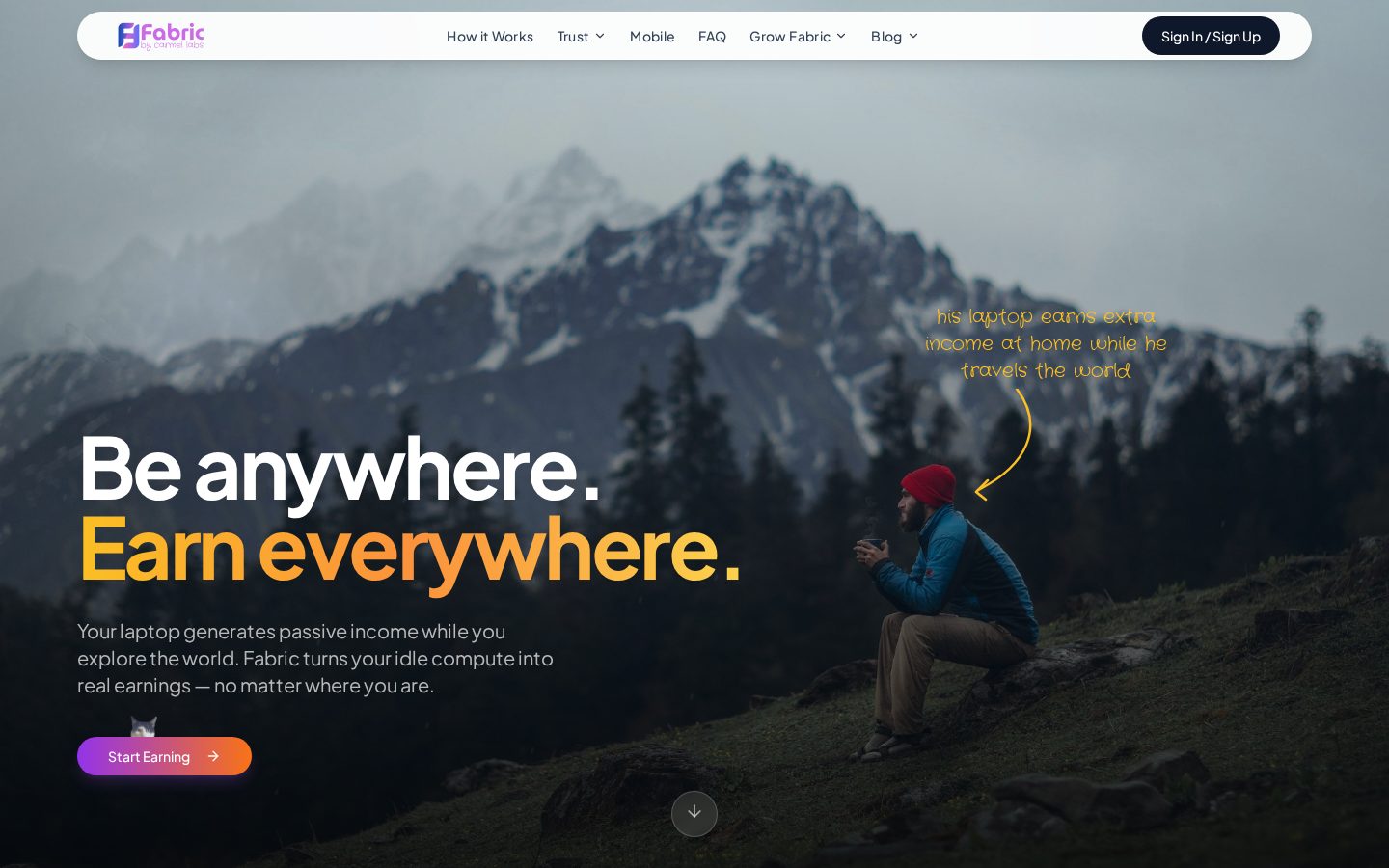 Fabric by Carmel Labs Homepage