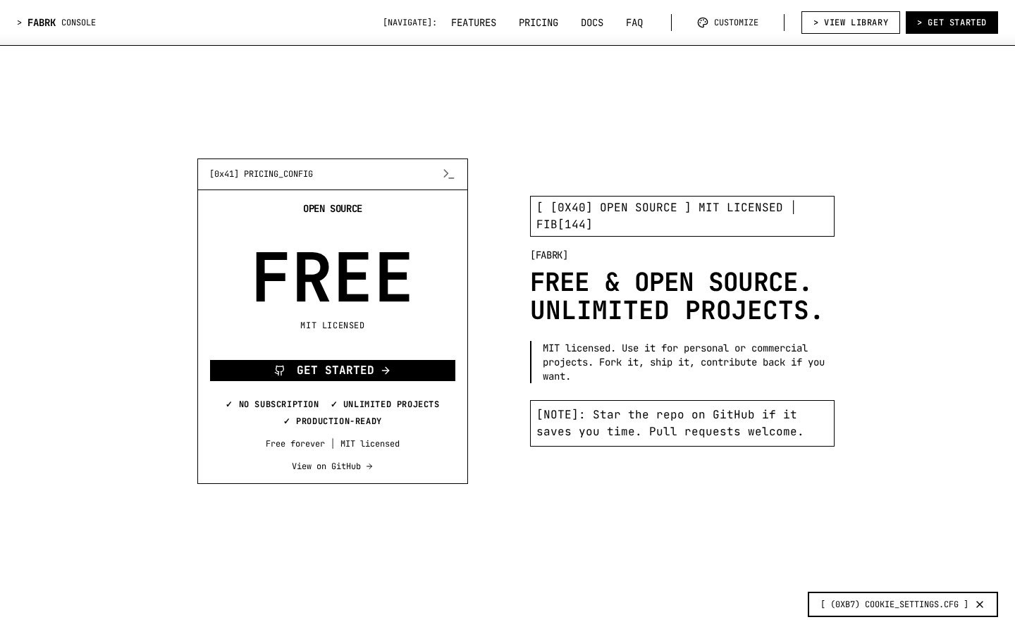 Fabrk Pricing