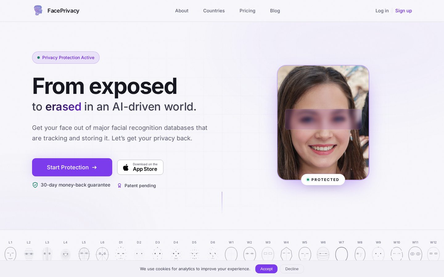 Face Privacy Homepage