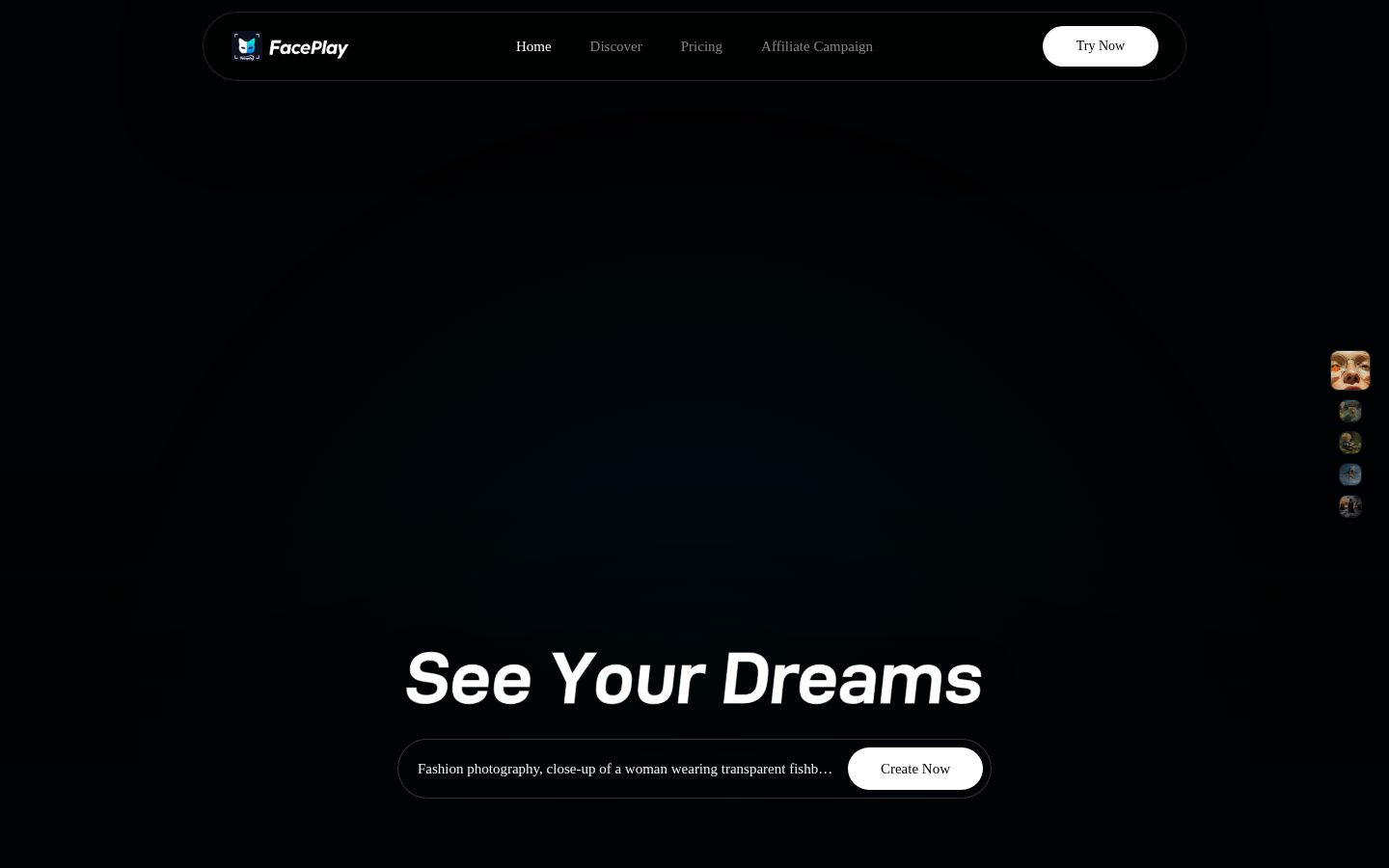 FacePlay Homepage