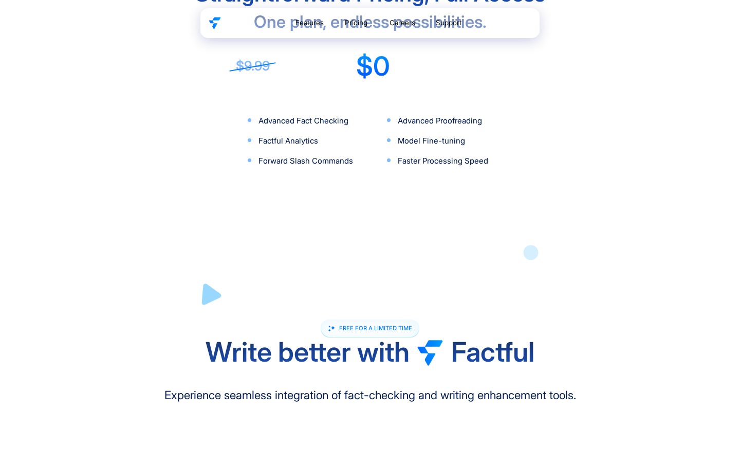 Factful Pricing