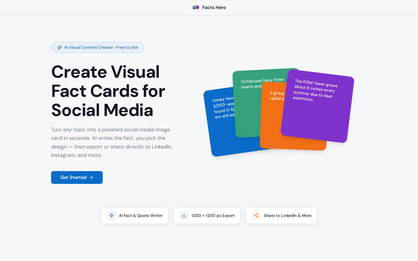 Facts Hero Homepage