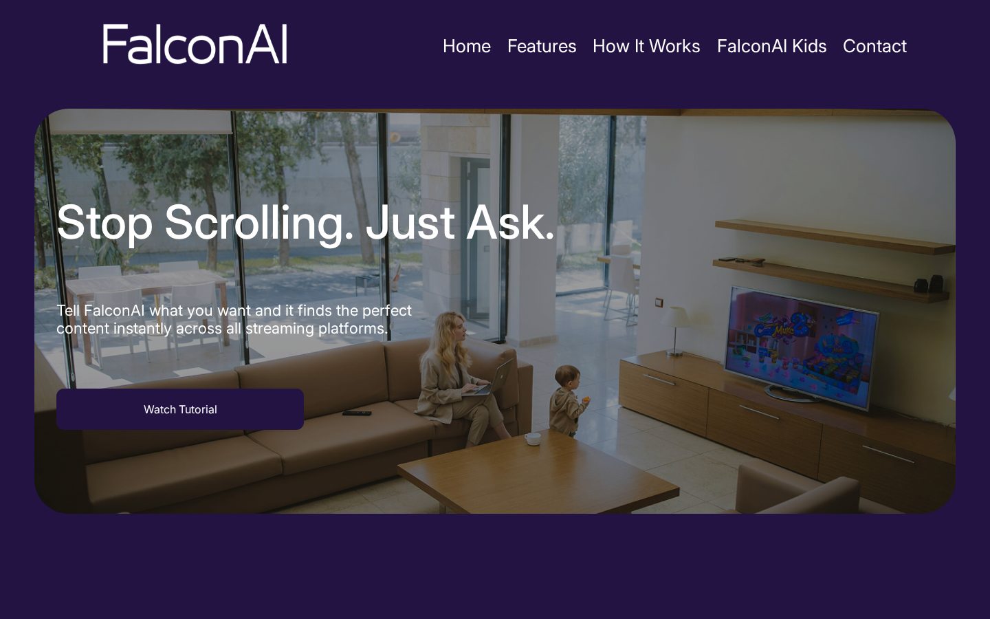 FalconAI Homepage