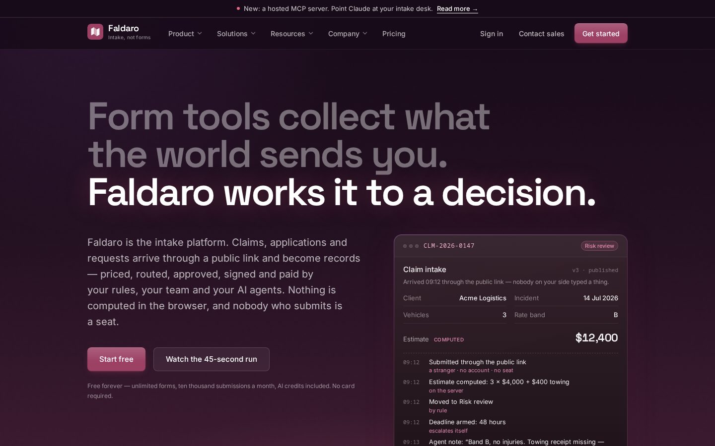 Faldaro Homepage